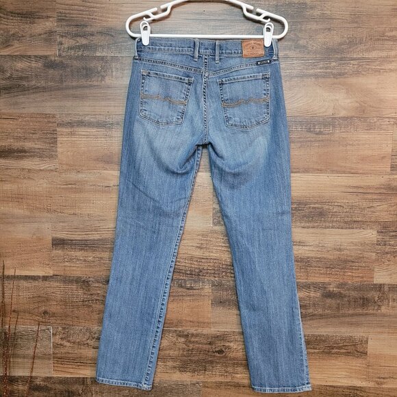 Lucky Brand Jeans Size 4 Sweet N Straight Low Rise Medium Light Wash Stretch - Picture 2 of 11